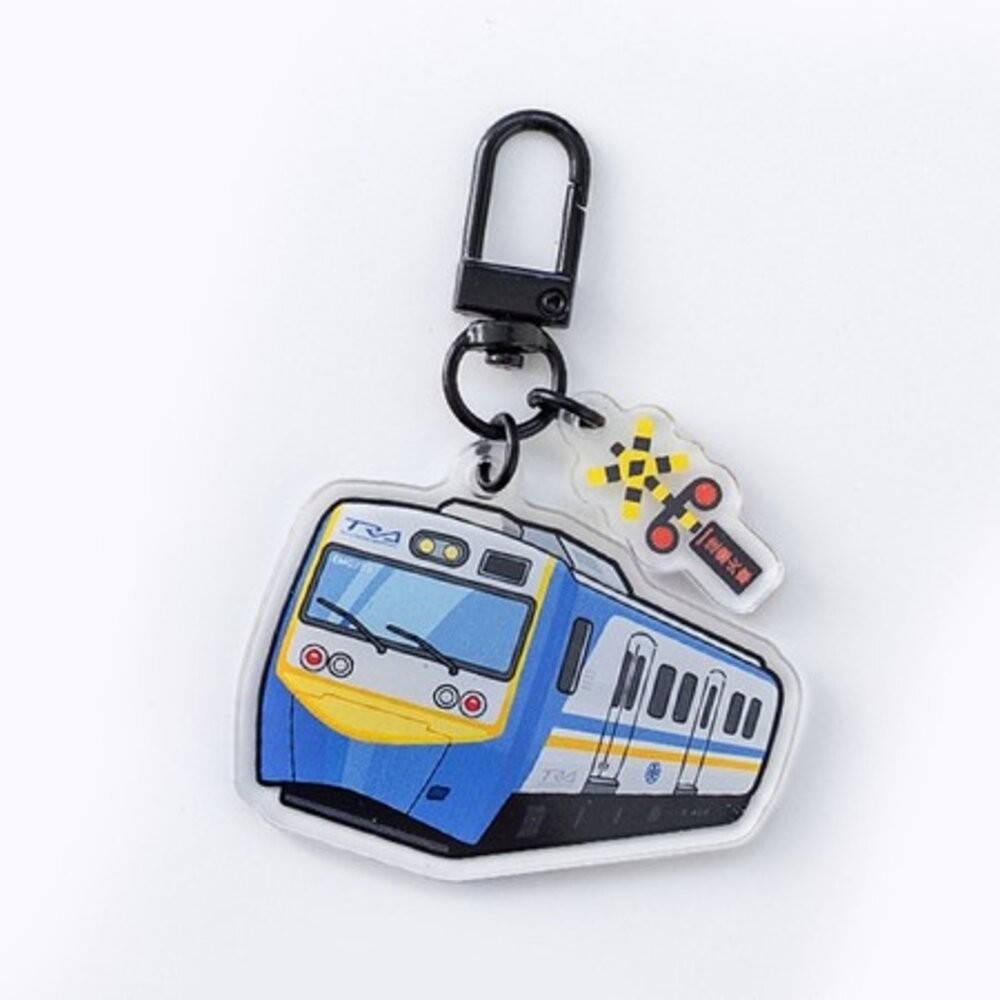 台鐵火車造型壓克力鑰匙圈 台灣火車鑰匙圈 吊飾 台鐵紀念品 臺鐵正版授權 TR台灣鐵道-規格圖6