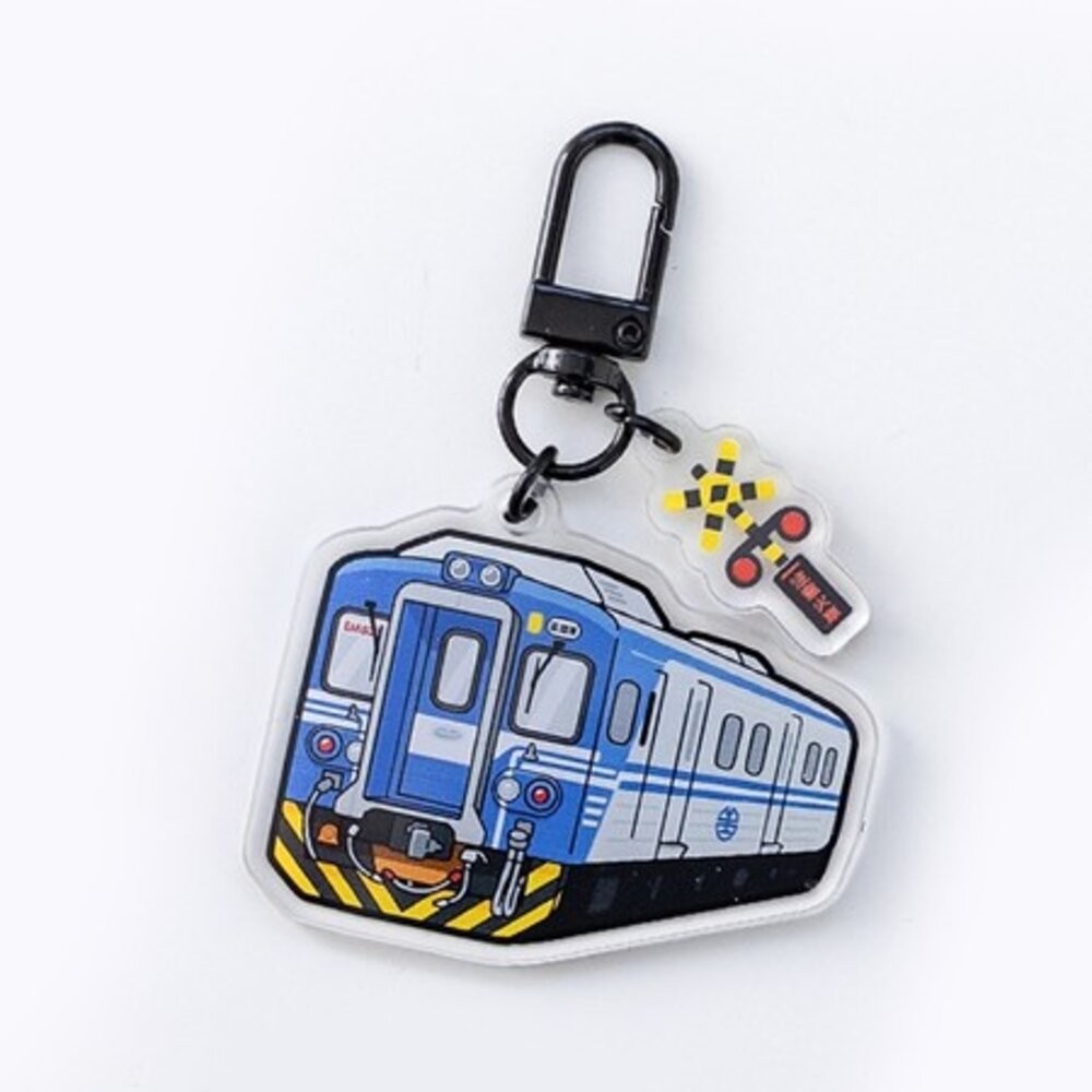 台鐵火車造型壓克力鑰匙圈 台灣火車鑰匙圈 吊飾 台鐵紀念品 臺鐵正版授權 TR台灣鐵道-規格圖6
