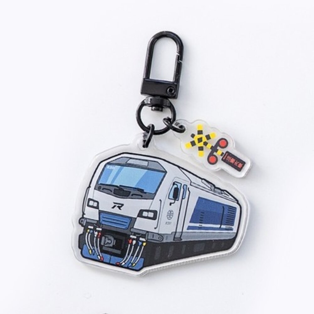 台鐵火車造型壓克力鑰匙圈 台灣火車鑰匙圈 吊飾 台鐵紀念品 臺鐵正版授權 TR台灣鐵道-規格圖6