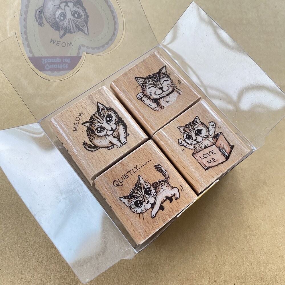 micia 美日手藝館 美日印章 DIY組合印章 四入印章 門市福利品出清 橡皮保證未蓋印過 TR台灣鐵道-規格圖1