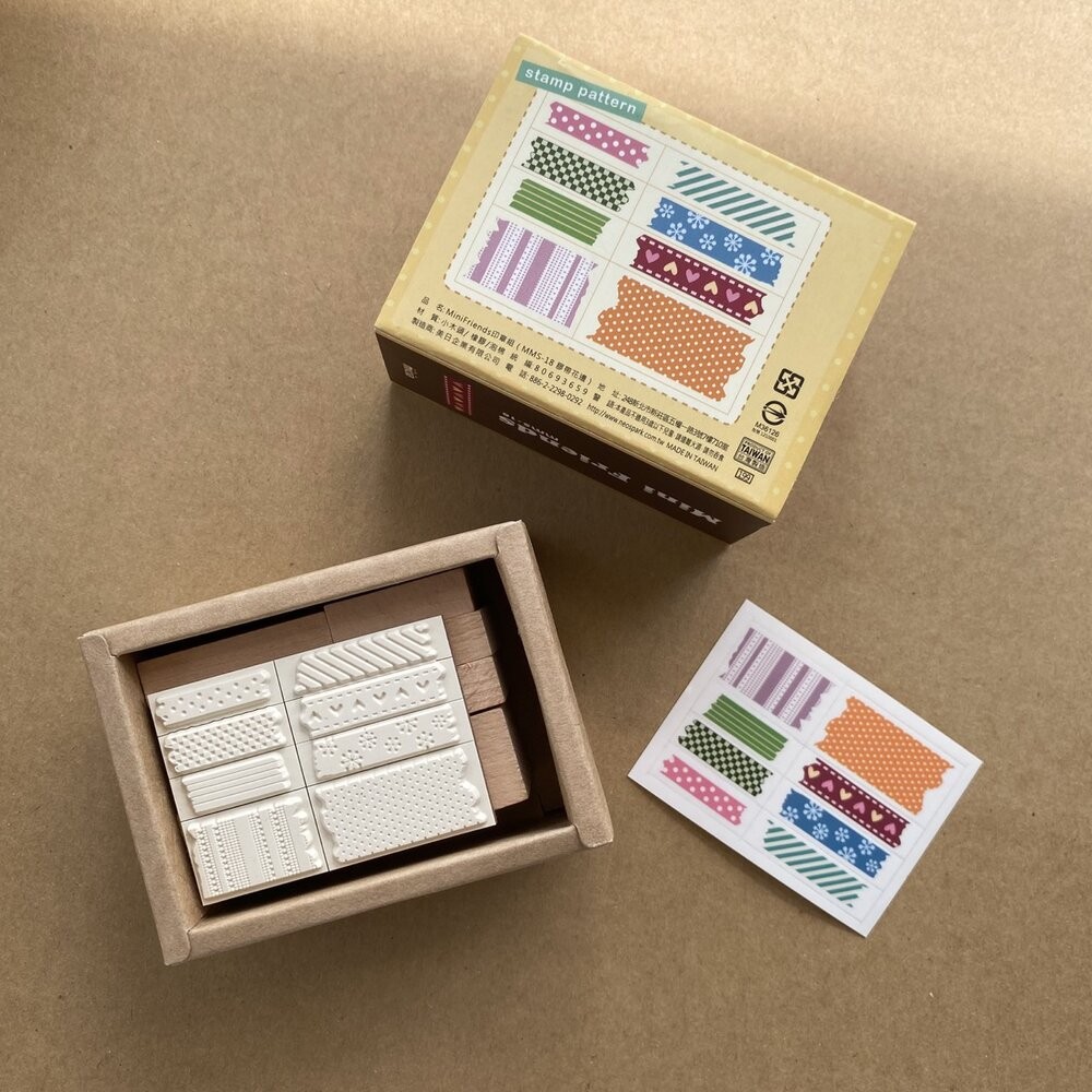 micia 美日手藝館 美日印章 DIY組合印章 四入印章 門市福利品出清 橡皮保證未蓋印過 TR台灣鐵道-規格圖1