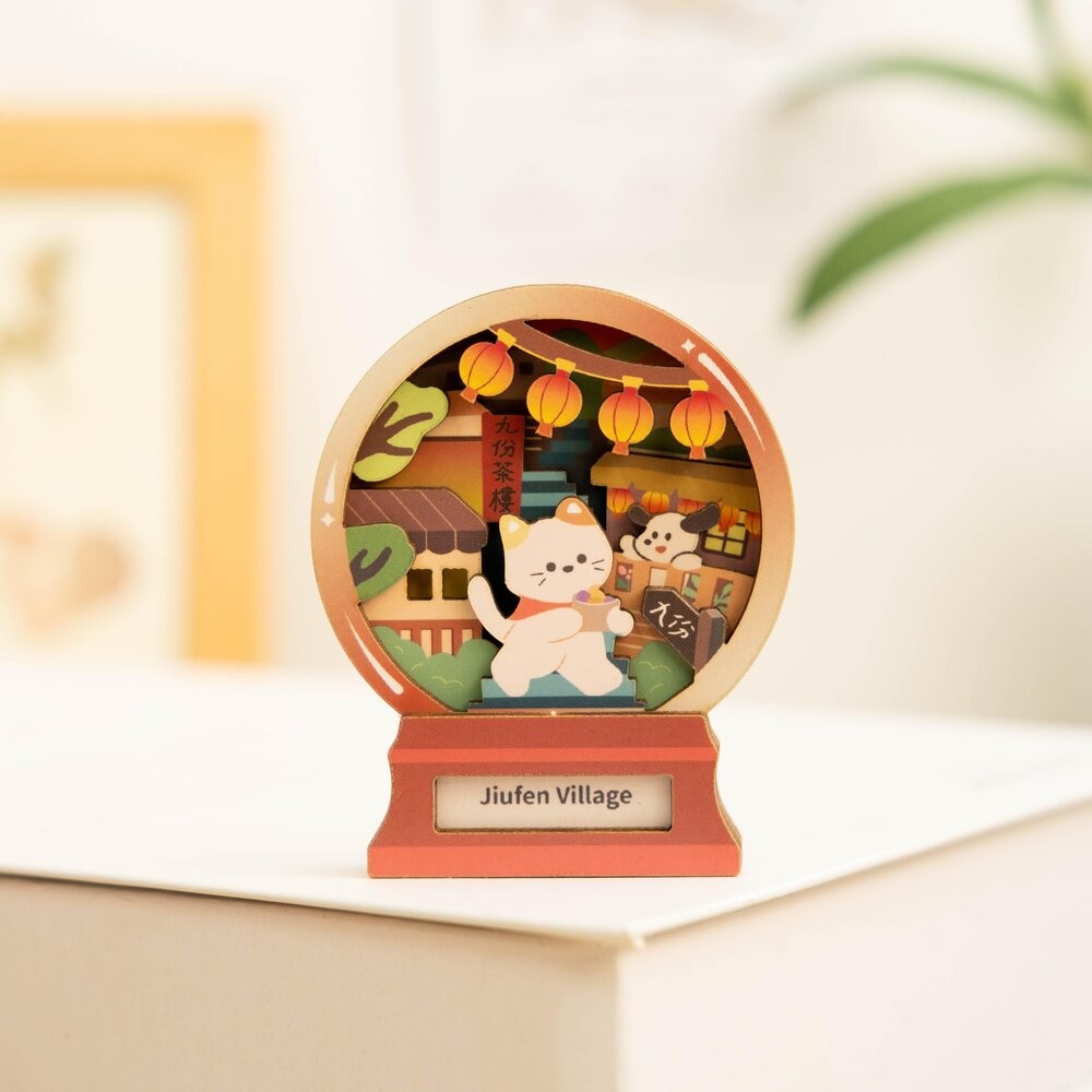 微風景磁鐵 木頭立體吸鐵 冰箱貼 多層次圖案 台灣紀念品 遊木時光 TR台灣鐵道-規格圖4