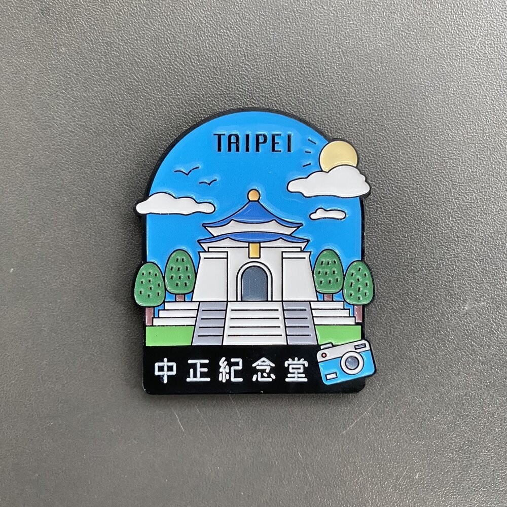烤漆金屬磁鐵 造型磁鐵 金屬冰箱貼 亮面烤漆吸鐵 台灣紀念品 新格子 TR台灣鐵道-規格圖4