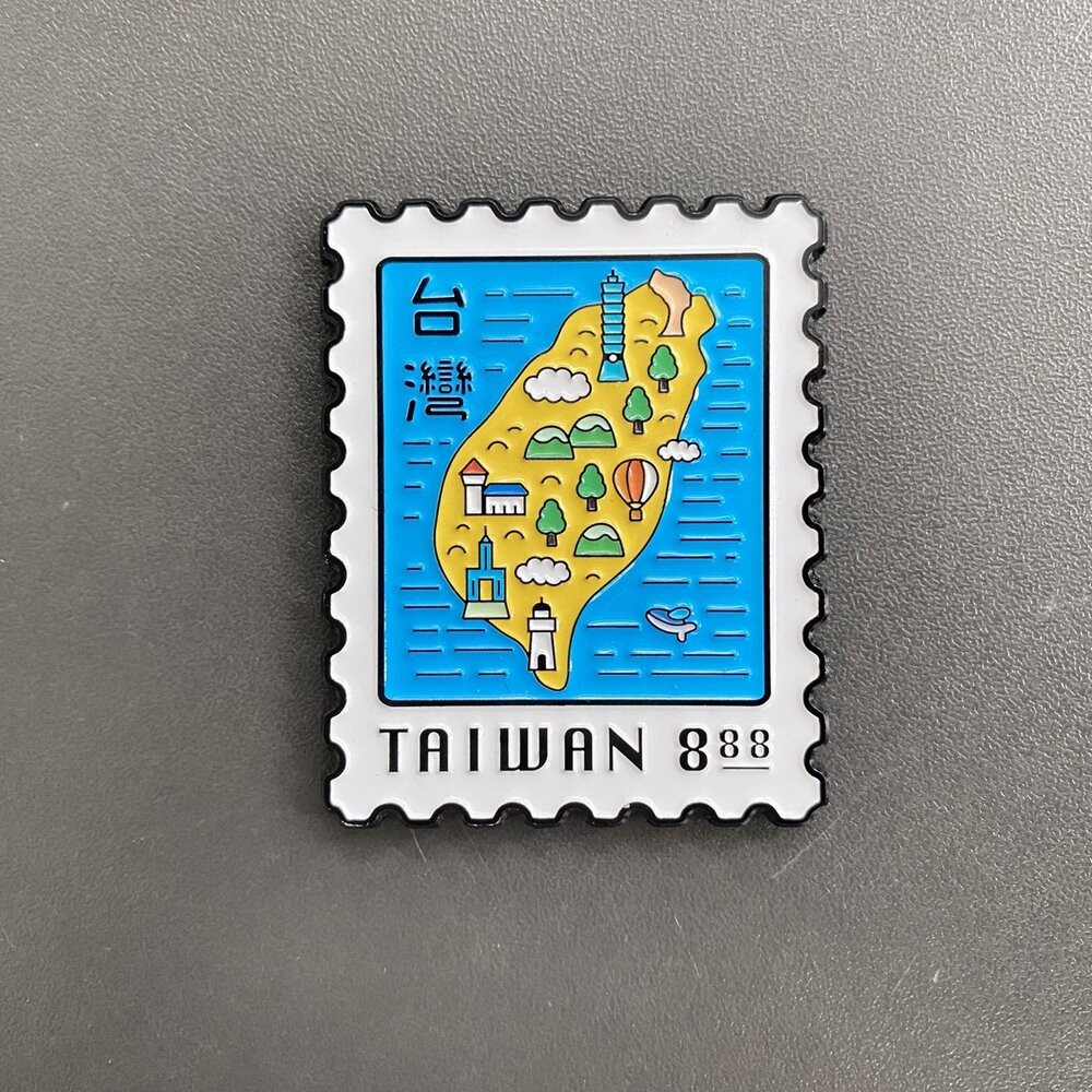 烤漆金屬磁鐵 造型磁鐵 金屬冰箱貼 亮面烤漆吸鐵 台灣紀念品 新格子 TR台灣鐵道-規格圖4