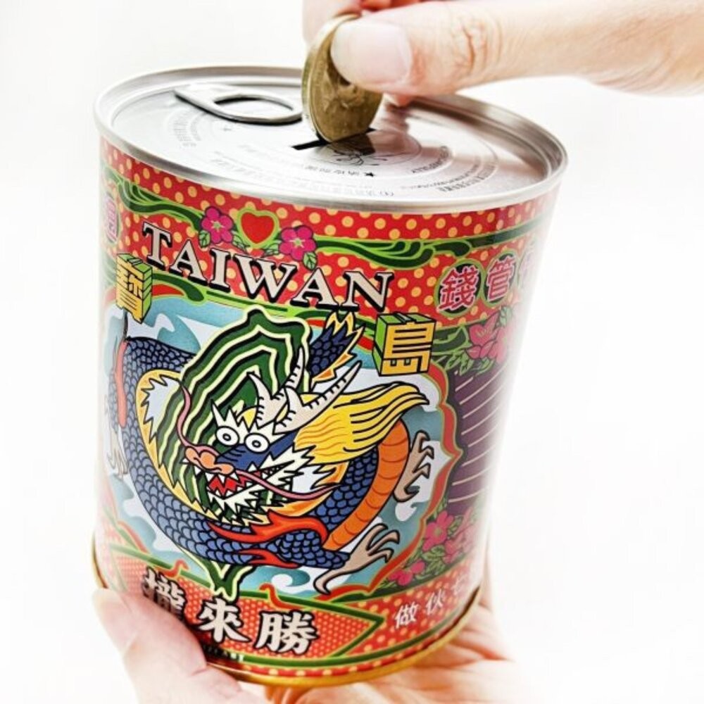 復古存錢筒 懷舊存錢筒 易拉罐存錢筒 居家擺飾 紀念品 木子創意 TR台灣鐵道-細節圖4