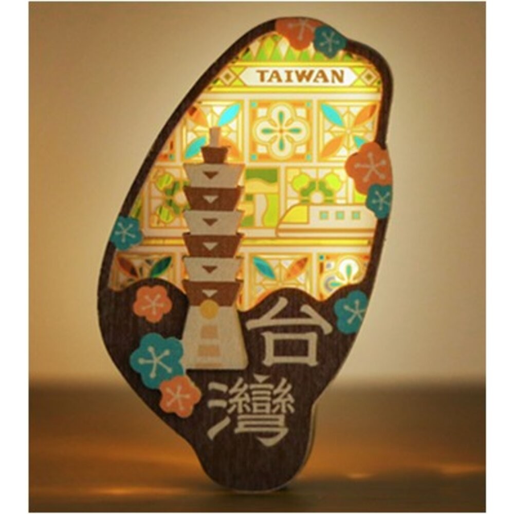 台灣小磁燈 磁鐵小夜燈 造型磁鐵 台灣景點 復古台灣 紀念品 猴子設計 TR台灣鐵道-規格圖4