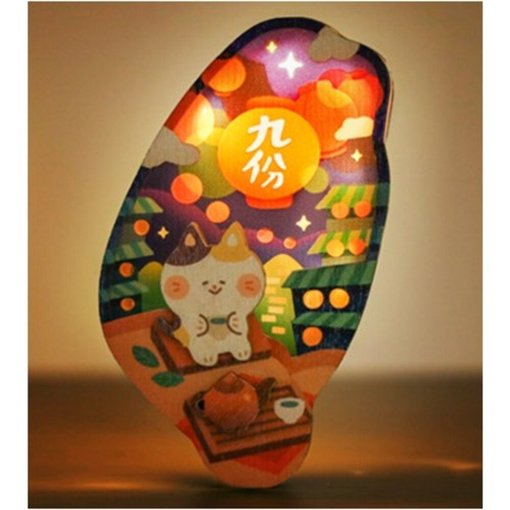 台灣小磁燈 磁鐵小夜燈 造型磁鐵 台灣景點 復古台灣 紀念品 猴子設計 TR台灣鐵道-規格圖4