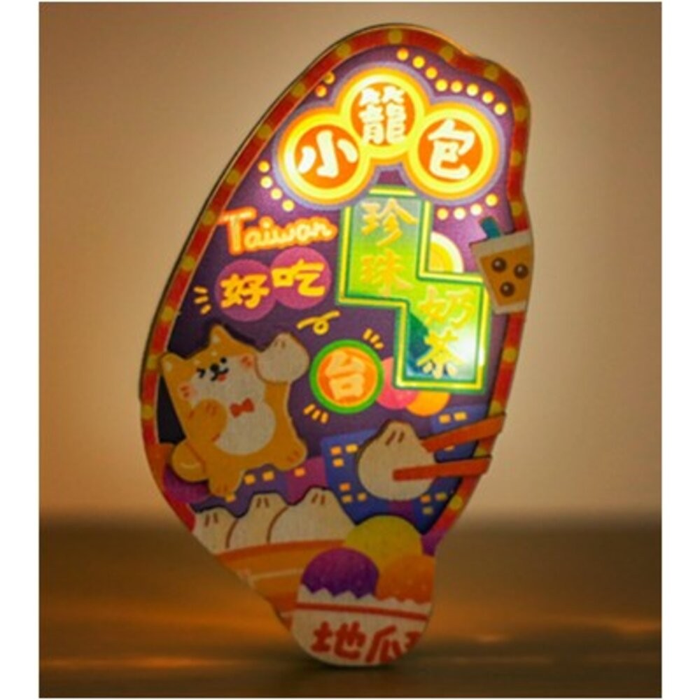 台灣小磁燈 磁鐵小夜燈 造型磁鐵 台灣景點 復古台灣 紀念品 猴子設計 TR台灣鐵道-規格圖4