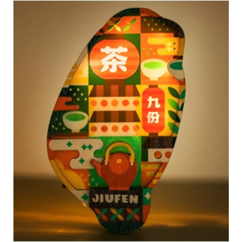 台灣小磁燈 磁鐵小夜燈 造型磁鐵 台灣景點 復古台灣 紀念品 猴子設計 TR台灣鐵道-規格圖4