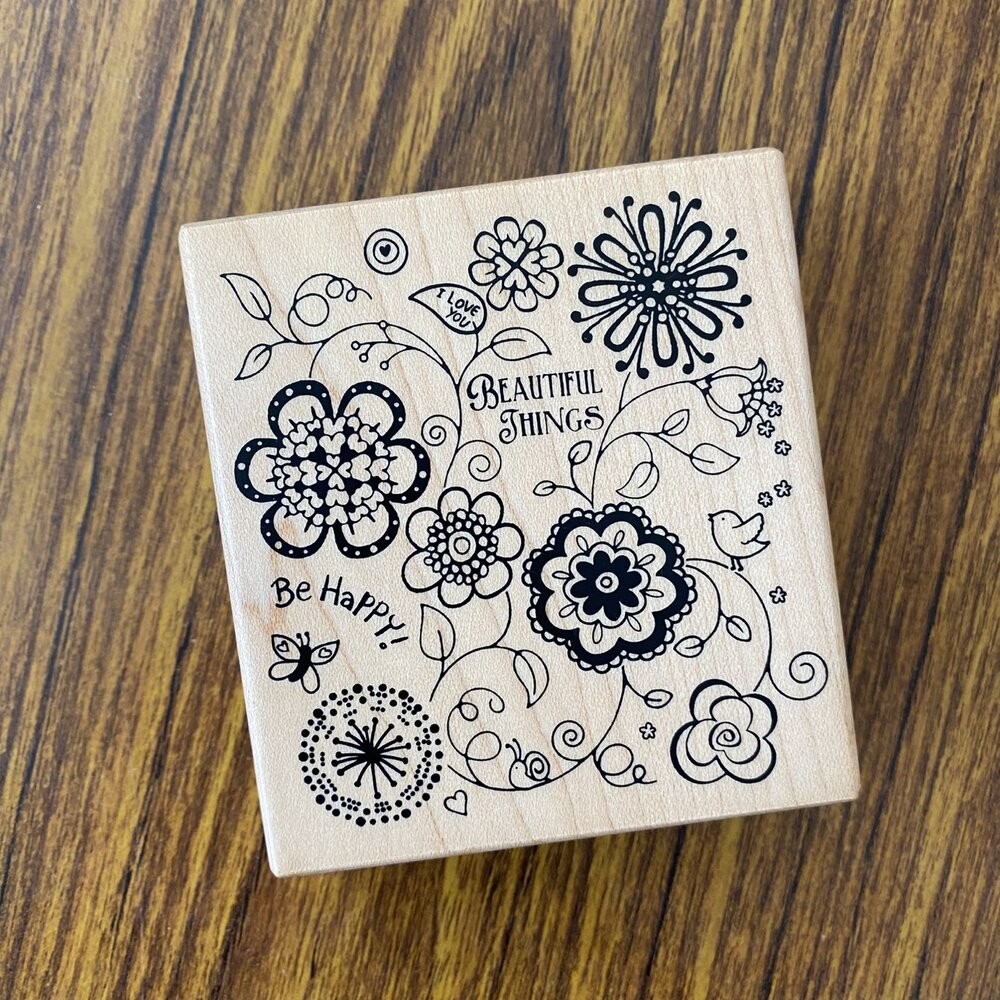 Micia 美日手藝館 美日印章 楓木印章 散裝印章 圖像插圖花 門市福利品出清 橡皮保證未蓋印過 TR台灣鐵道-規格圖1