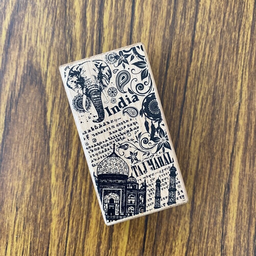 Micia 美日手藝館 美日印章 楓木印章 散裝印章 圖像插圖花 門市福利品出清 橡皮保證未蓋印過 TR台灣鐵道-規格圖1