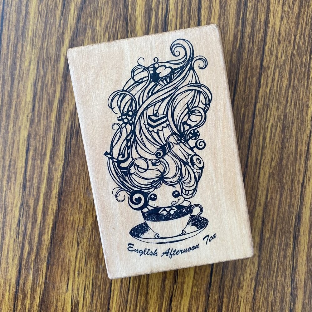 Micia 美日手藝館 美日印章 楓木印章 散裝印章 人像圖案 門市福利品出清 橡皮保證未蓋印過 TR台灣鐵道-規格圖1