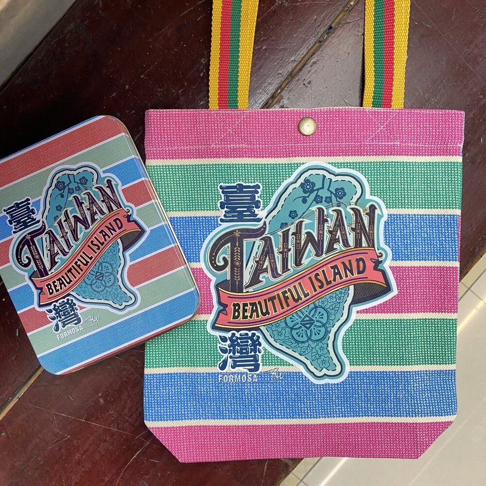 嘎嘰肩揹提袋 純棉帆布 純棉手工茄芷袋 茄芷手提袋 台灣製造 木子創意 TR台灣鐵道-規格圖5