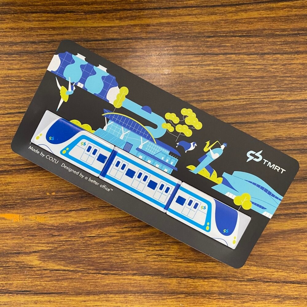 台中捷運 列車磁鐵組3入 瓷磚磁鐵 冰箱貼 台中捷運官網授權商店 TR台灣鐵道-細節圖4