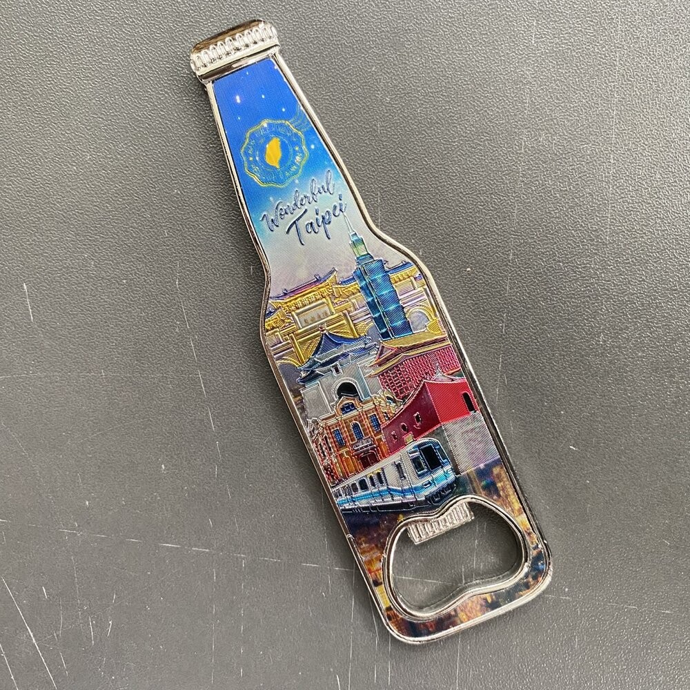 造型鋁箔開瓶器冰箱貼 造型開瓶器 磁吸冰箱貼 台灣景點 台灣紀念品 新格子 TR台灣鐵道-規格圖5
