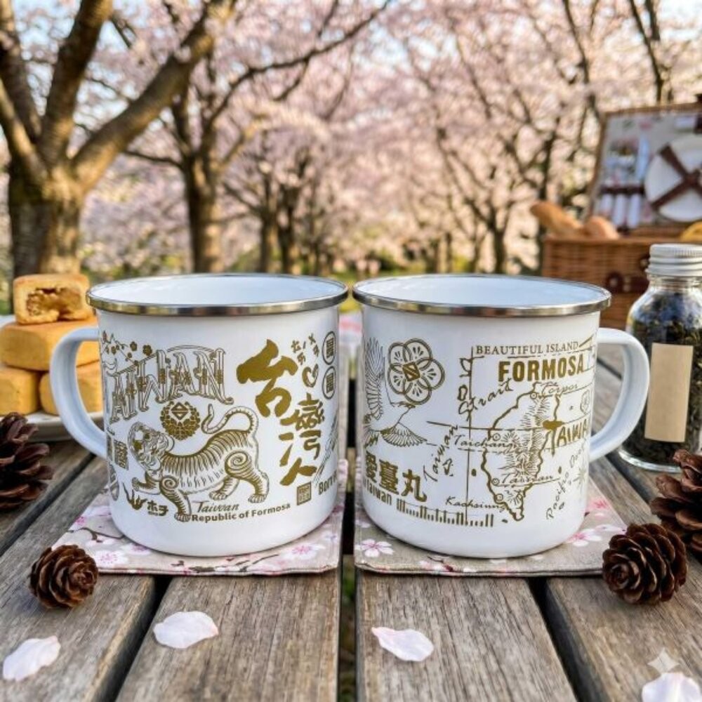 台味琺瑯杯 350ml 500ml 750ml 水杯 啤酒杯 露營杯 飲料杯 台灣製 木子創意 TR台灣鐵道-細節圖5