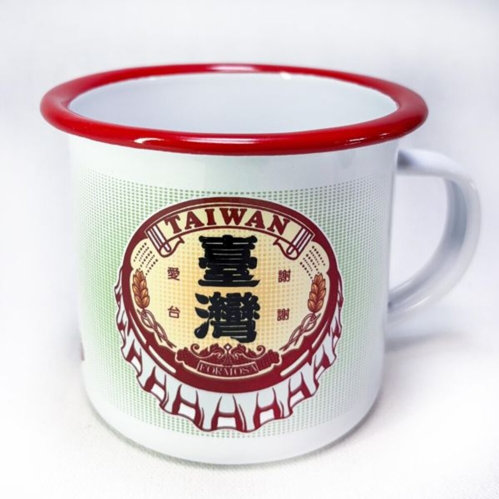 台味琺瑯杯 350ml 500ml 750ml 水杯 啤酒杯 露營杯 飲料杯 台灣製 木子創意 TR台灣鐵道-規格圖6