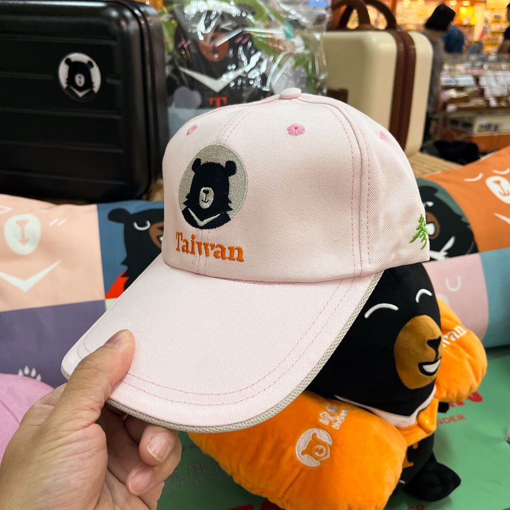 喔熊帽 粉色