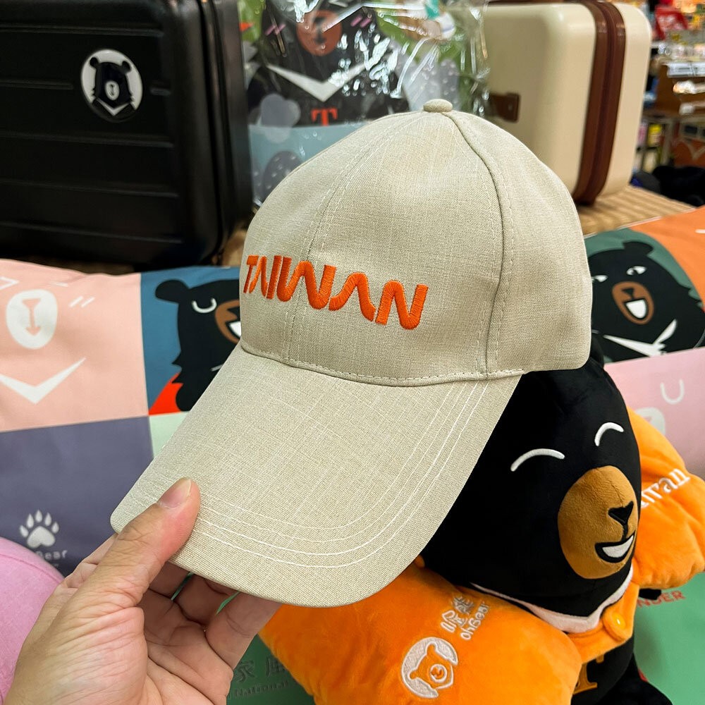 TAIWAN帽 米灰色