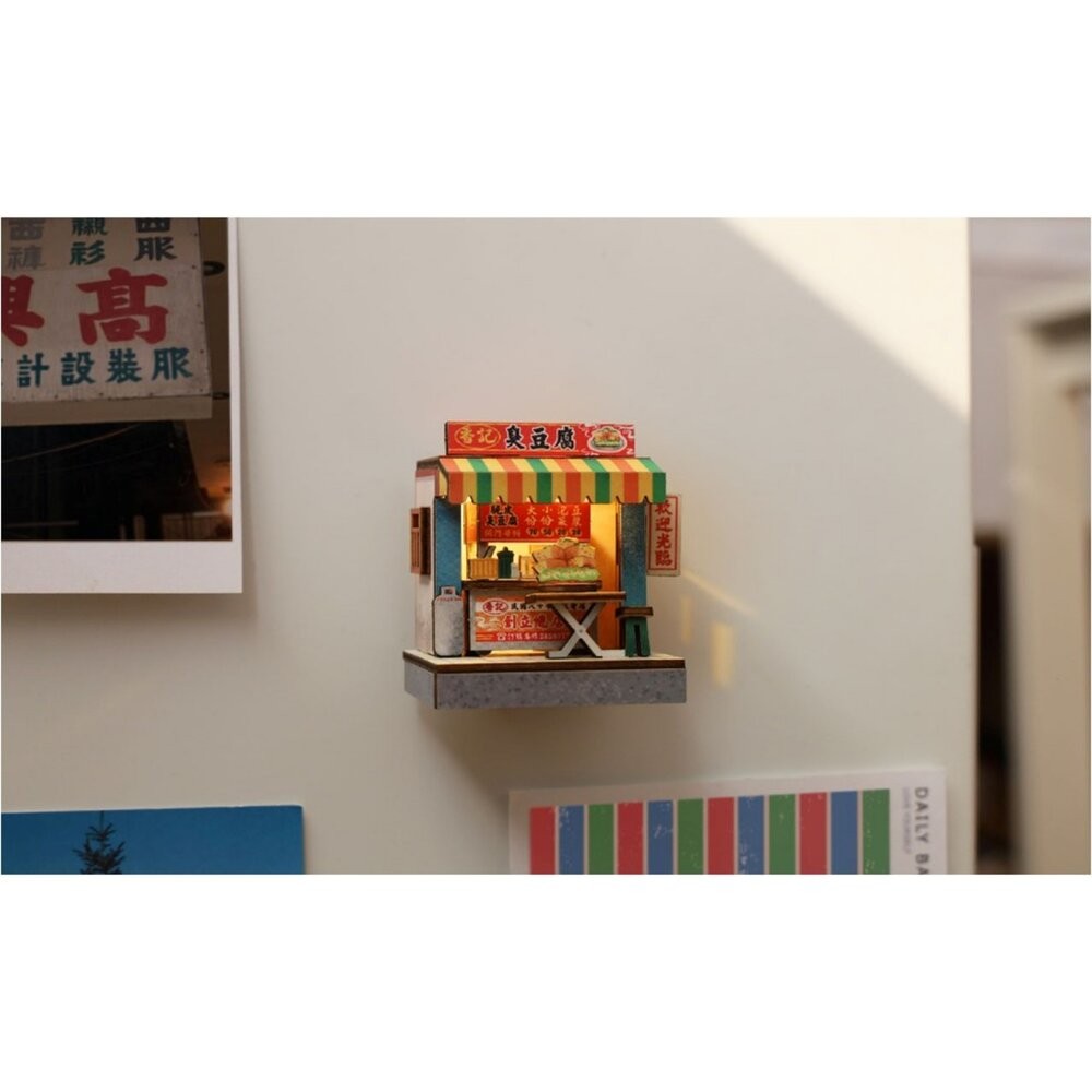 台灣百店磁鐵DIY 袖珍模型DIY 桌上小燈飾 冰箱磁鐵 台味生活 猴子設計 TR台灣鐵道-細節圖4