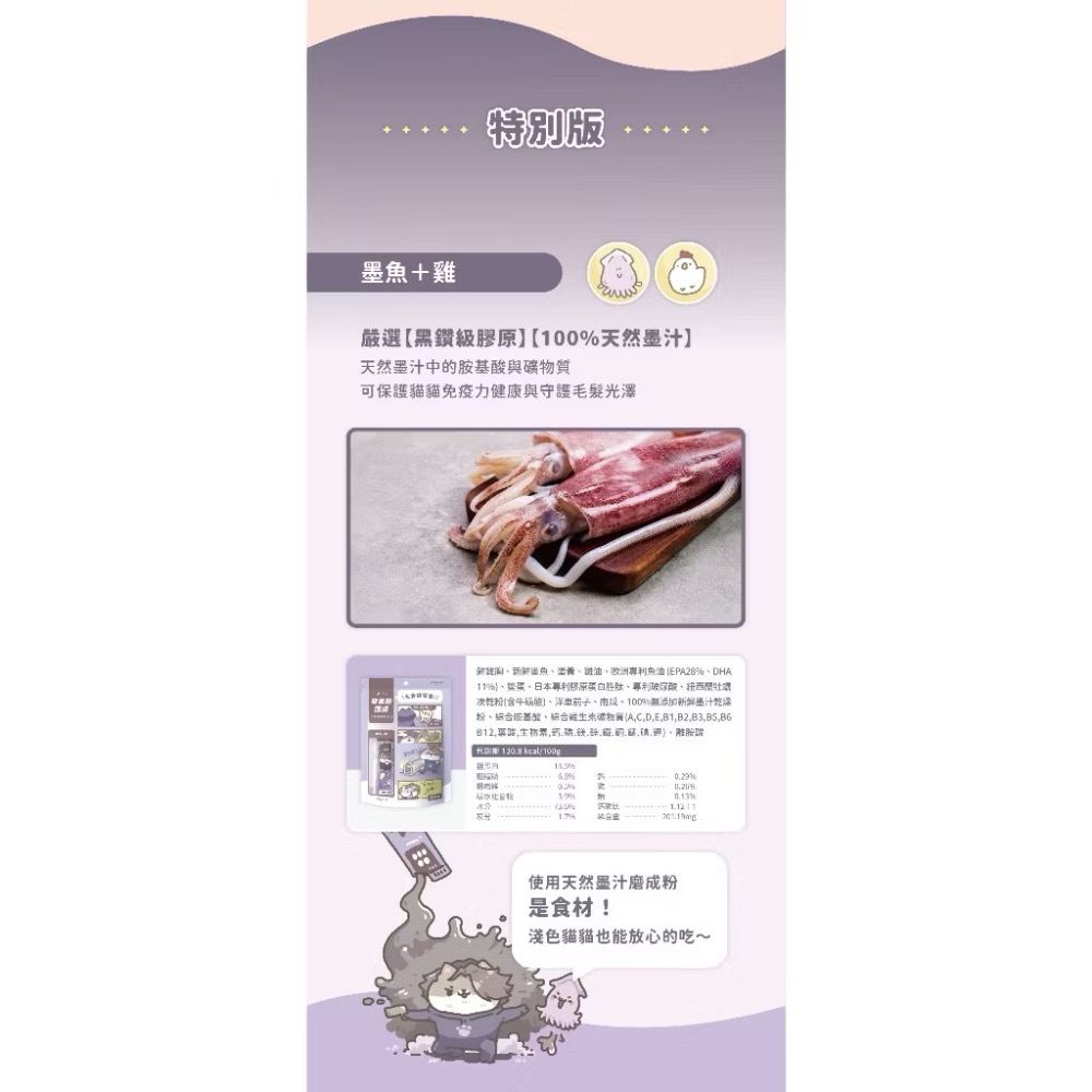 《健康貓》￼【貓有話說】玻尿酸護膚 捏一口 機能主食鮮肉泥 16g*4入｜主食肉泥 健康補水 全營養 符合鈣磷比 迷你主-細節圖7