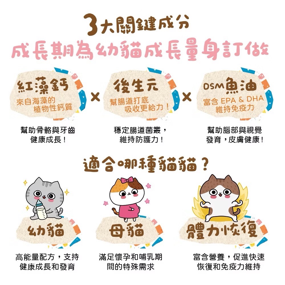 《健康貓》【可蒂毛毛 貓罐】呼呼 幼母貓餐包/寶寶罐/幼貓罐/餐包-細節圖5