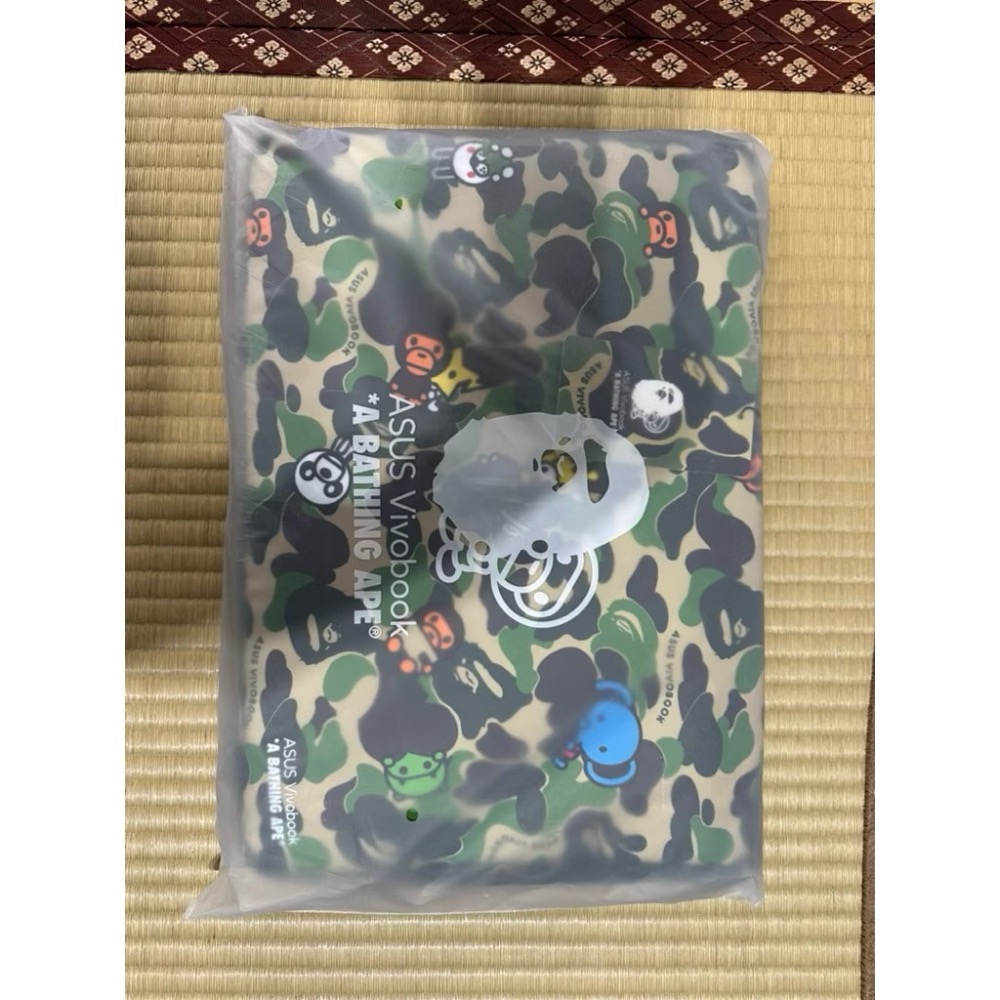 Asus vivobook A bathing ape bape 電腦包 稀有 限量 美品 便宜出售 迷彩黑［全新］-細節圖3