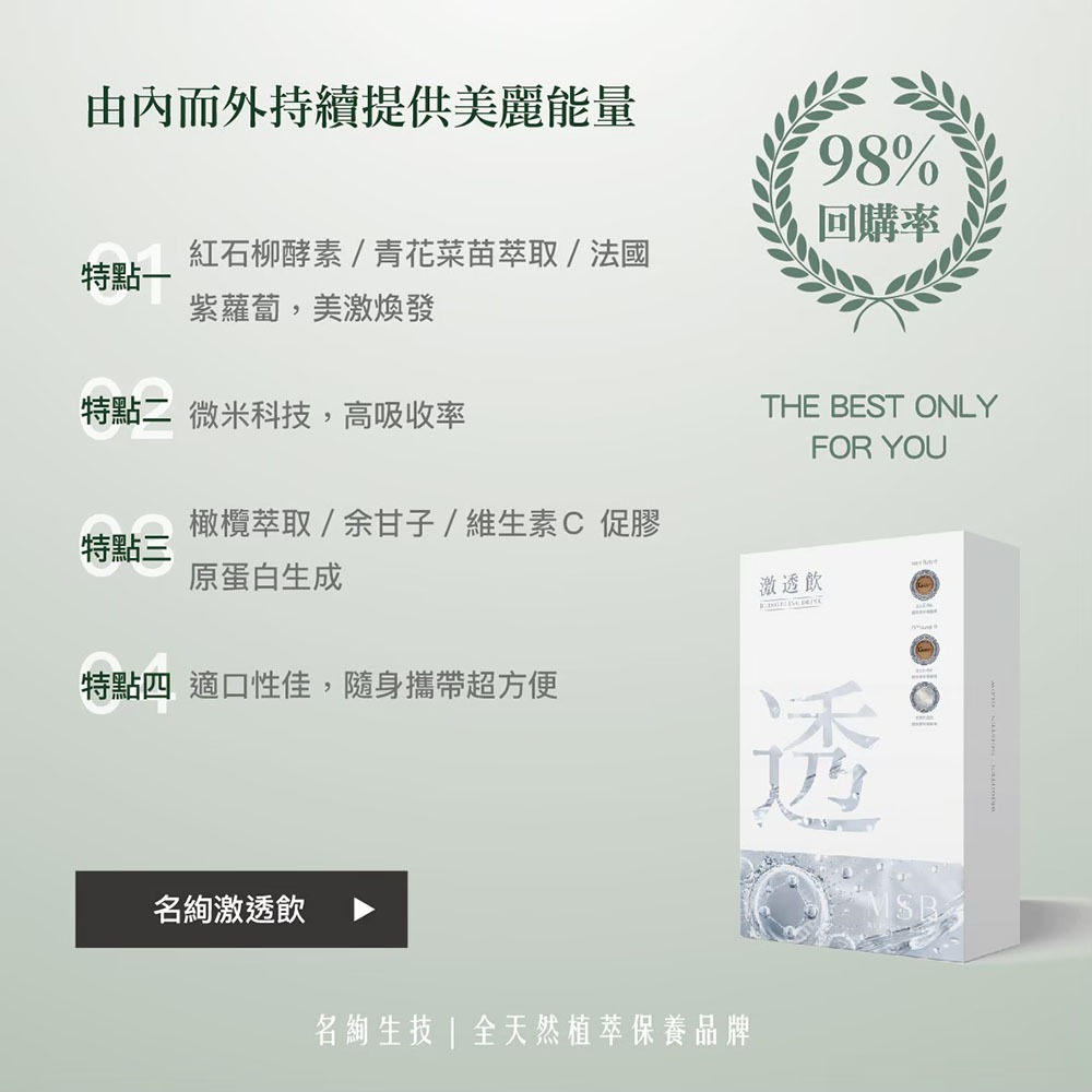 名絢生技｜名絢激透飲 (10入/盒) (無暇透亮/素顏心機/網評最有感)-細節圖7