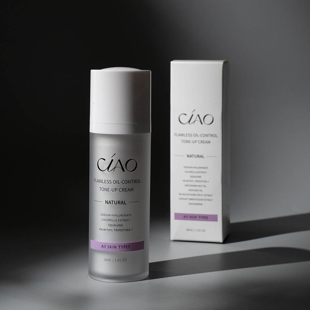 日喬恩｜無瑕控油素顏霜（自然/白皙）CIAO (素顏神器 偽素顏 瞬間提亮 好氣色 提亮嫩白 控油 隔離霜 妝前乳 裸妝-細節圖3