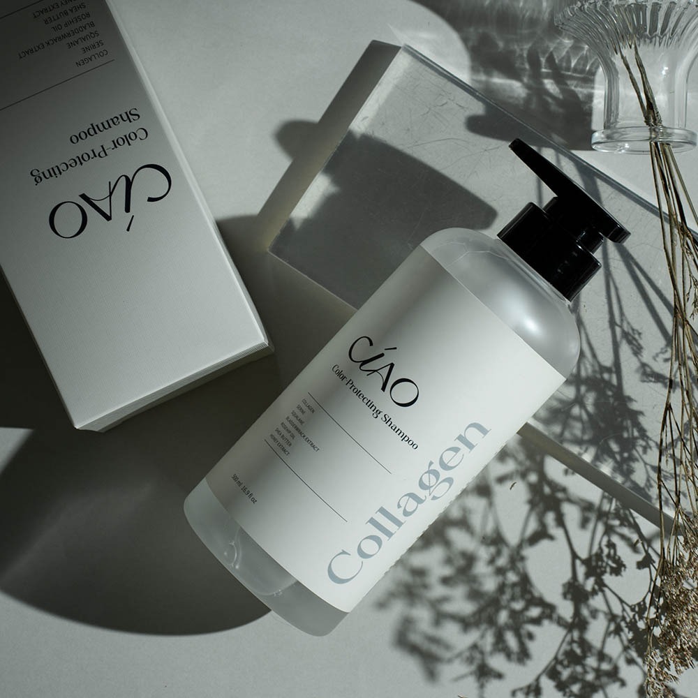日喬恩｜膠原蛋白洗髮精-修護護色配方 (洗髮乳 保濕洗髮精 CIAO 洗髮 修護 護色 髮質修護 染燙受損髮專用)-細節圖2