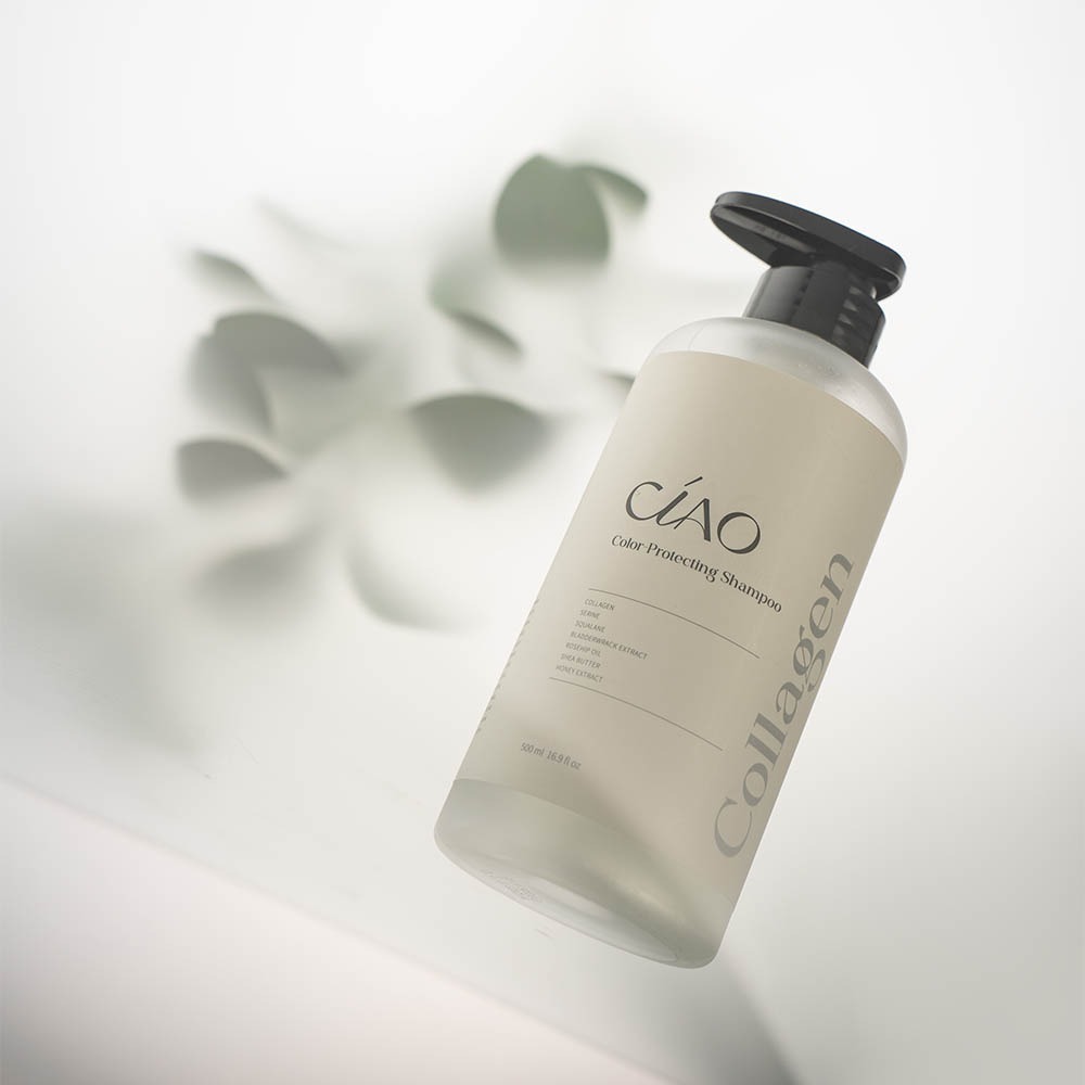 日喬恩｜膠原蛋白洗髮精-修護護色配方 (洗髮乳 保濕洗髮精 CIAO 洗髮 修護 護色 髮質修護 染燙受損髮專用)-細節圖3
