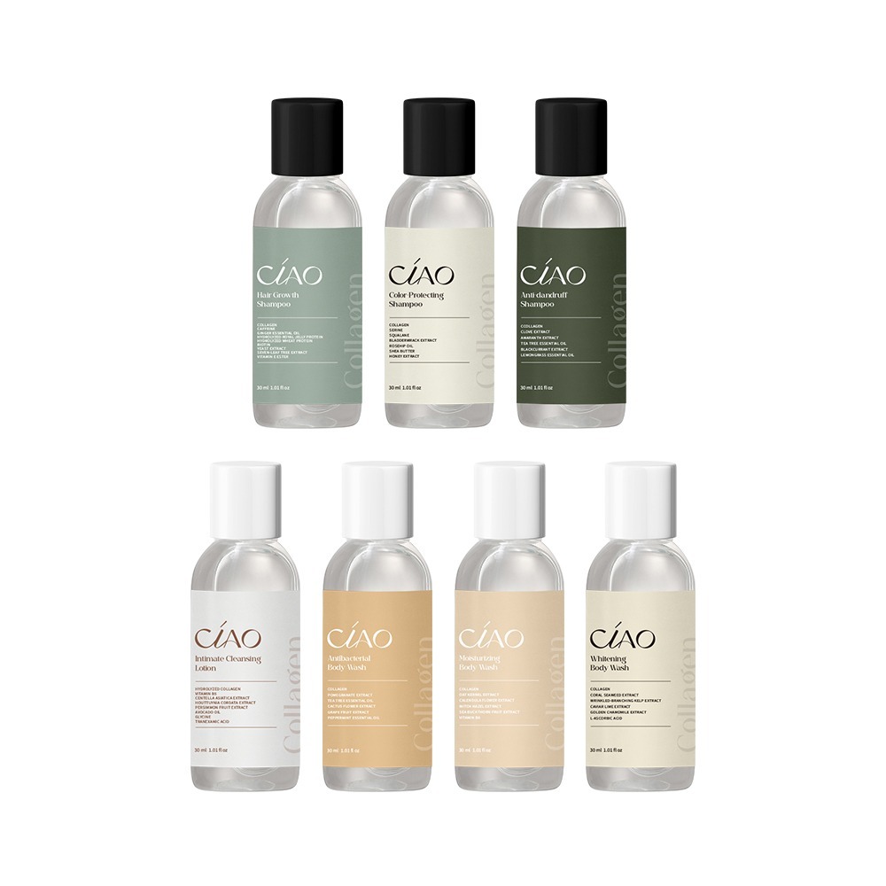 日喬恩｜旅行組 (洗髮精/沐浴露/私密洗) 洗沐旅行瓶 出國洗澡 CIAO 試用瓶 沐浴露 洗髮精 私密洗 試用 旅行組-規格圖4