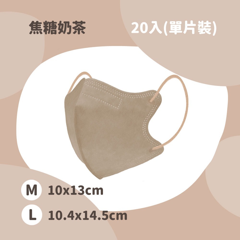 康菲 成人/兒童 3D立體醫療口罩M/L 小臉口罩 台灣製 有壓條/無壓條 疫情 口罩 3D 醫療級防護-規格圖7