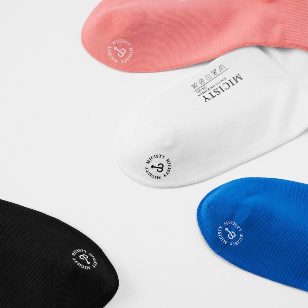 MICISTY 高筒襪 女襪 長襪 密汐皙迪 後LOGO款大標-細節圖3