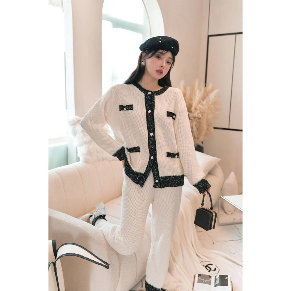 MICISTY 冬季睡衣｜軟綿綿小香風  居家睡衣 冬季睡衣 保暖睡衣 居家服 睡衣套裝 可愛睡衣 甜妹-細節圖7