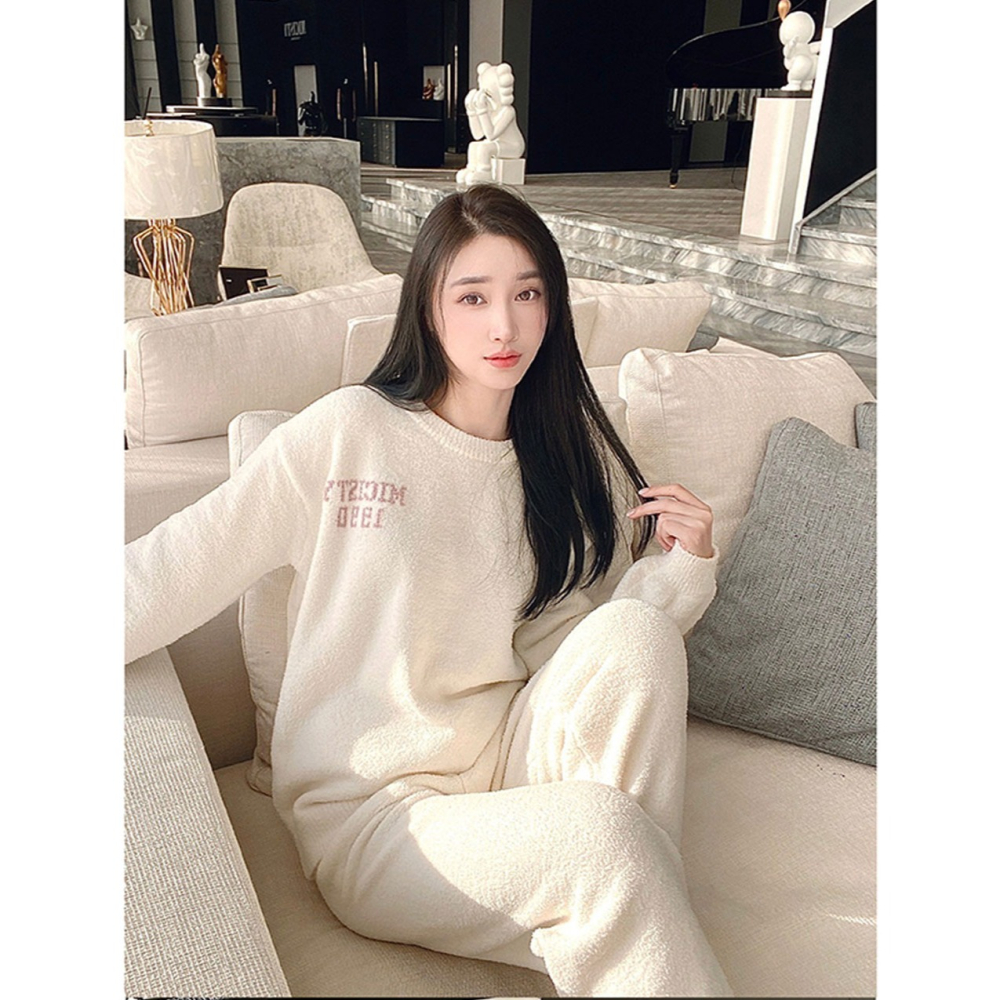 MICISTY 冬季睡衣｜男睡衣 居家睡衣 冬季睡衣 保暖睡衣 居家服 睡衣套裝 男士睡衣 寬鬆睡衣 情侶睡衣-細節圖2