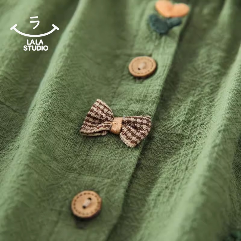 𝕃𝔸𝕃𝔸 𝕊𝕋𝕌𝔻𝕀𝕆 日系小翻領蕾絲花邊長袖襯衫上衣 ˚ʚ  2色 ɞ˚-細節圖5