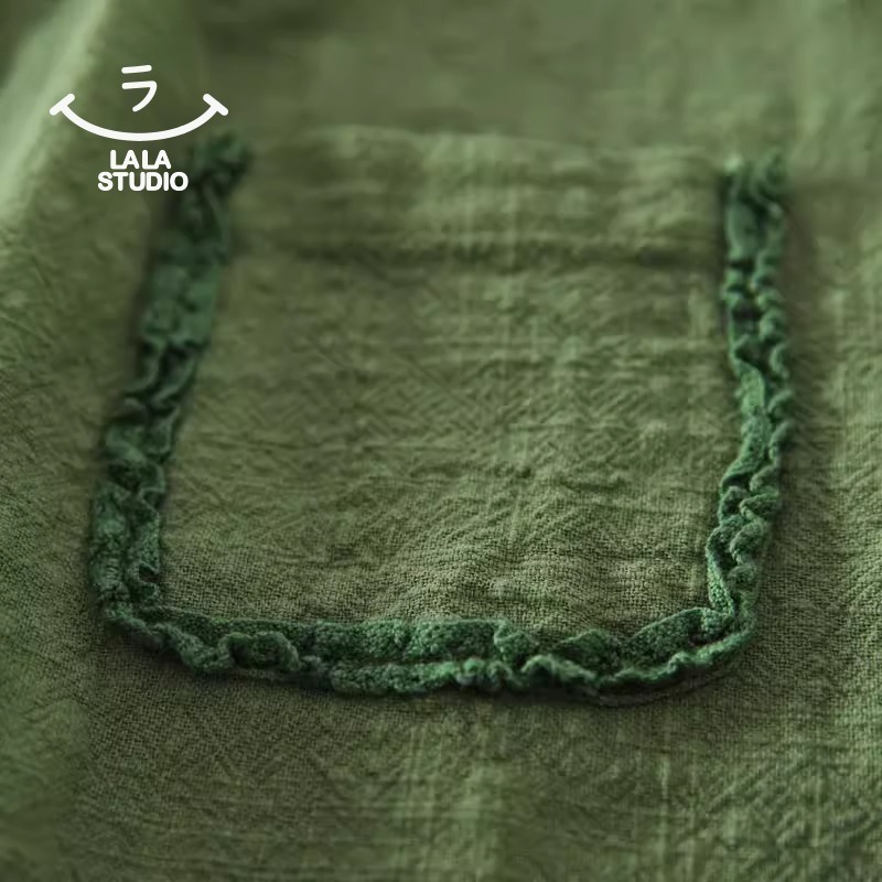 𝕃𝔸𝕃𝔸 𝕊𝕋𝕌𝔻𝕀𝕆 日系小翻領蕾絲花邊長袖襯衫上衣 ˚ʚ  2色 ɞ˚-細節圖6