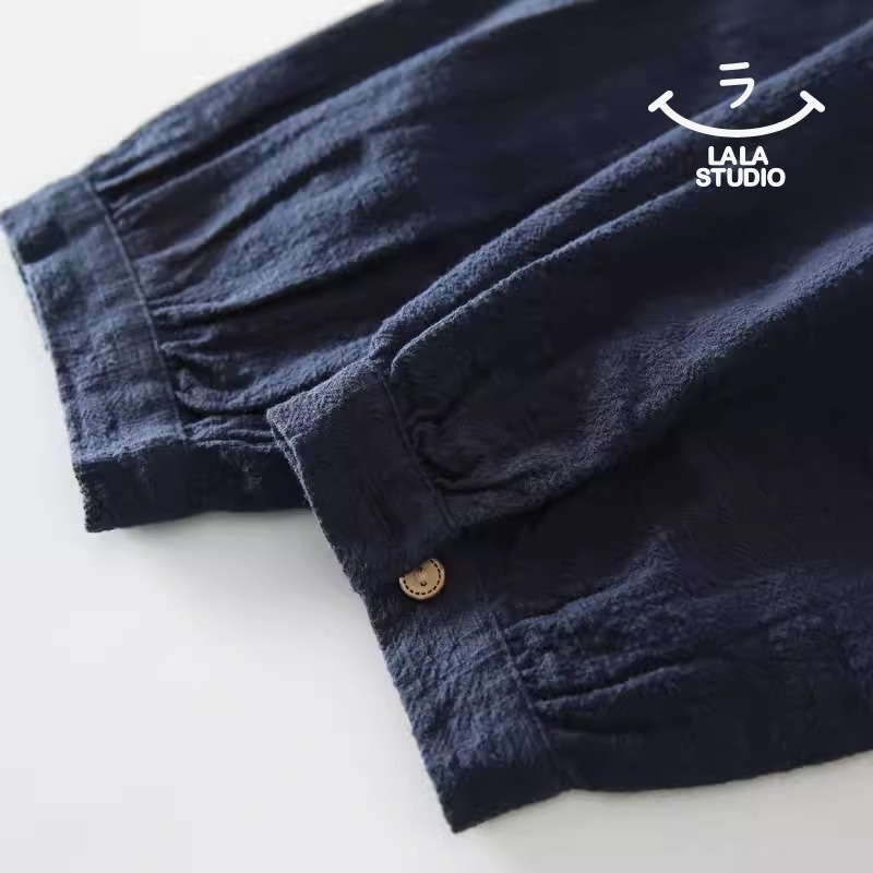 𝕃𝔸𝕃𝔸 𝕊𝕋𝕌𝔻𝕀𝕆 日系圓領木耳花邊領長袖襯衫上衣-細節圖4