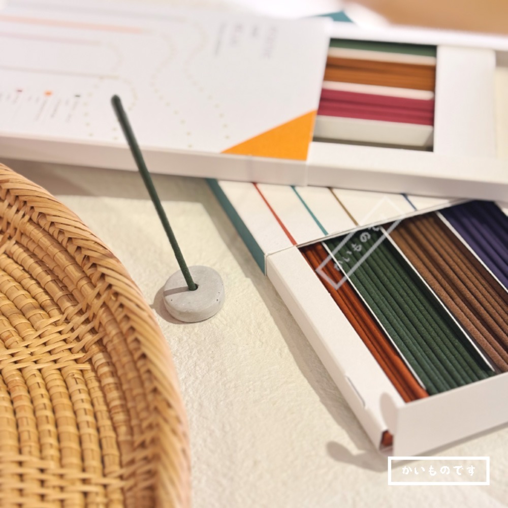 現貨 綜合線香 一盒四種香味 日本龜山 Kameyama 放鬆身心 冥想 空間放鬆 香氛品-細節圖2