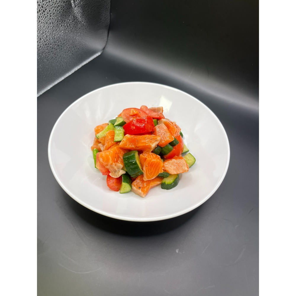 【SAKANA】🔥新品🔥 / 大西洋鮭魚丁 ／(200克/一包)／去皮去刺去鱗 / 智利挪威 / 冷凍海鮮-細節圖5