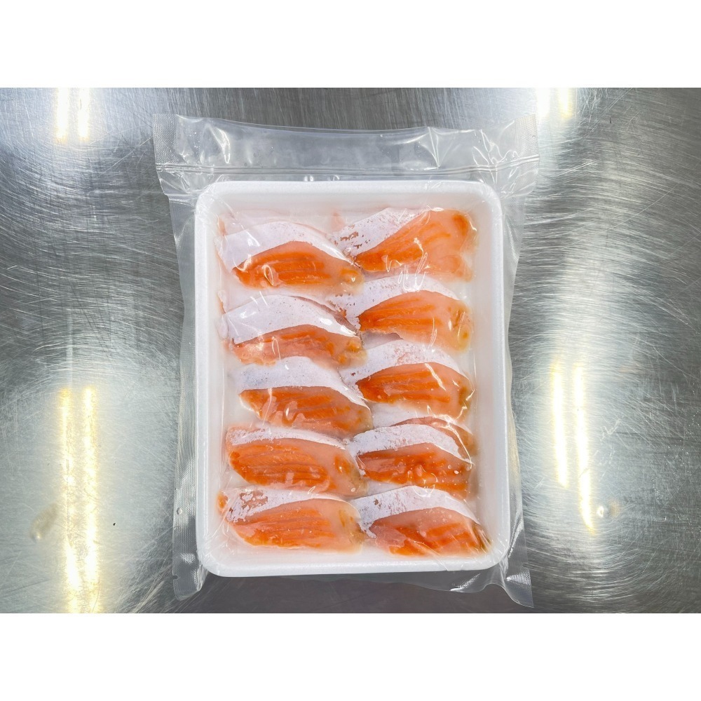 【SAKANA】🕧即期品🕧 / 冷凍去皮鱒魚肚片160克／8克一片 ／原料日本青森 / 鱒鮭／解凍即食 /冷凍海鮮-細節圖3