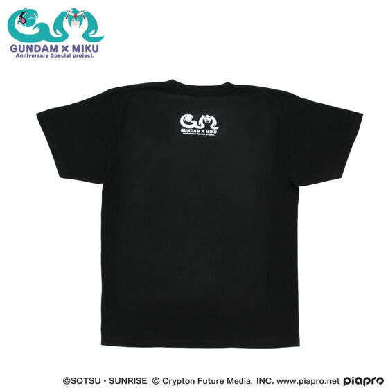 現貨 機動戰士鋼彈45週年×初音未來 MIKU Ver. T恤 尺寸M-細節圖2