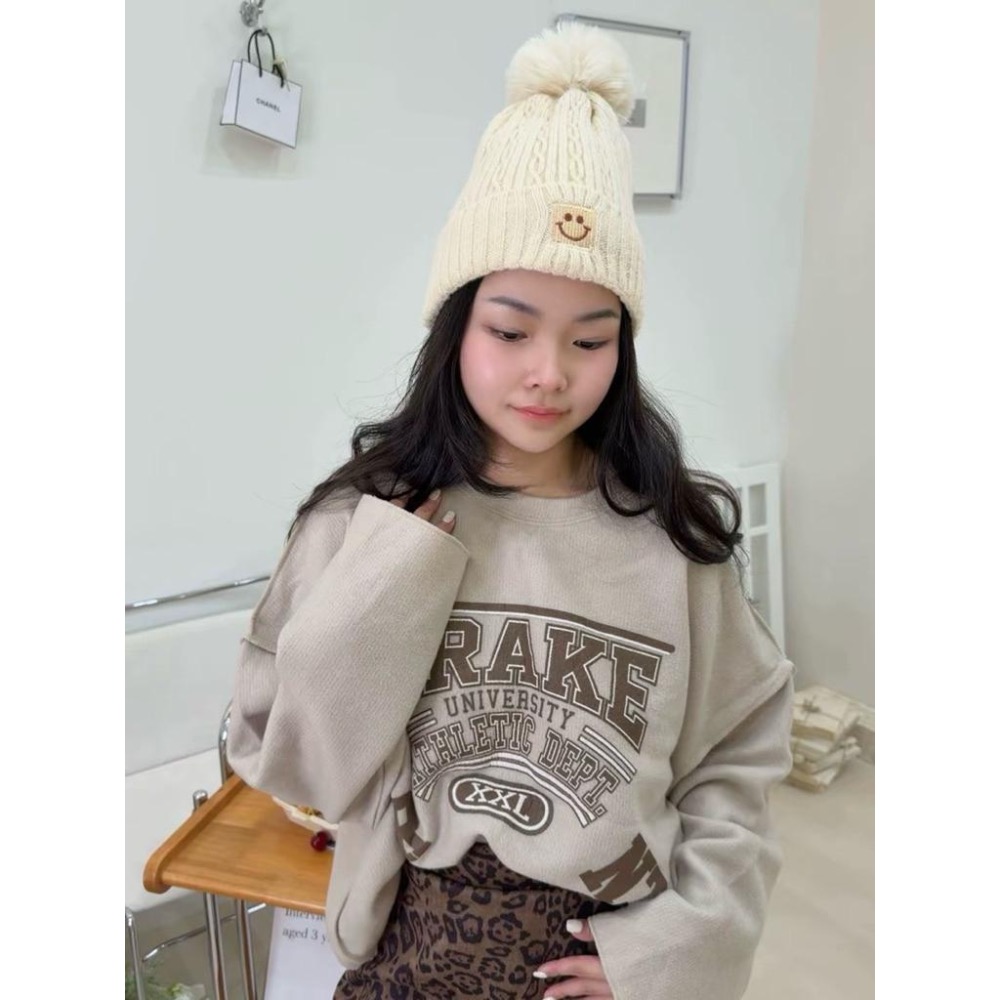 ［Sunlight服飾 馬上出貨✨]  美式復古針織落肩款麂皮豹紋高腰A字裙套裝|辣妹｜夜店｜出遊|氣質|性感|派對🎉-細節圖7