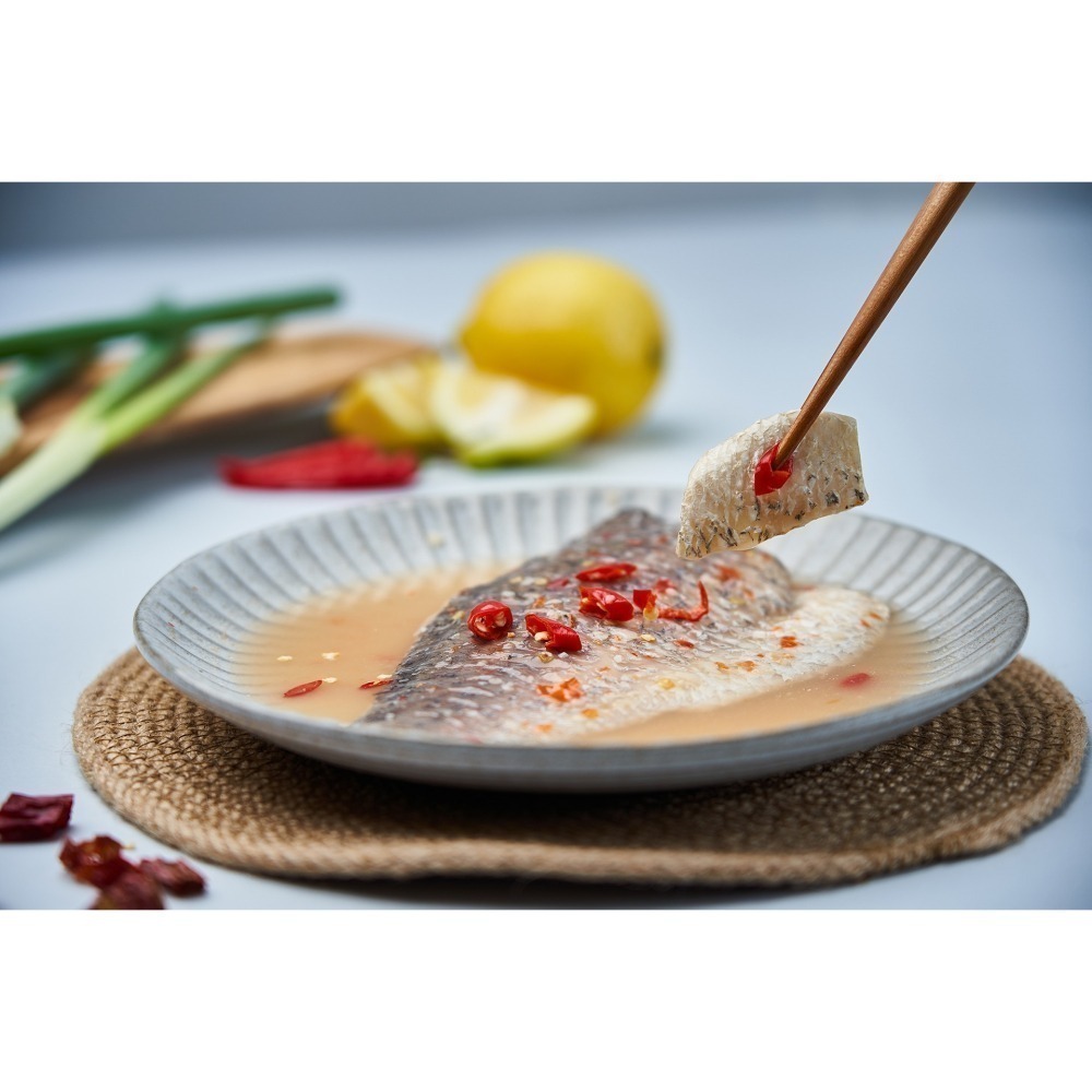 天時福 產銷履歷調理鱸魚排美味組(破布子鱸魚排200gx5片+泰式檸檬鱸魚排組200gx5片)-細節圖4