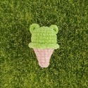 ✨一系手作編織✨小熊造型甜筒冰淇淋吊飾-規格圖5