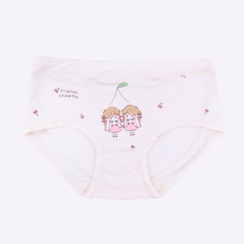 涼感莫代爾兒童三角褲 5件組.少女內褲.體重30-60KG適穿-細節圖4