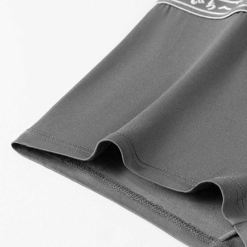 素色男士內褲 5件組.38-80KG莫代爾平口褲.青少年內褲-細節圖11