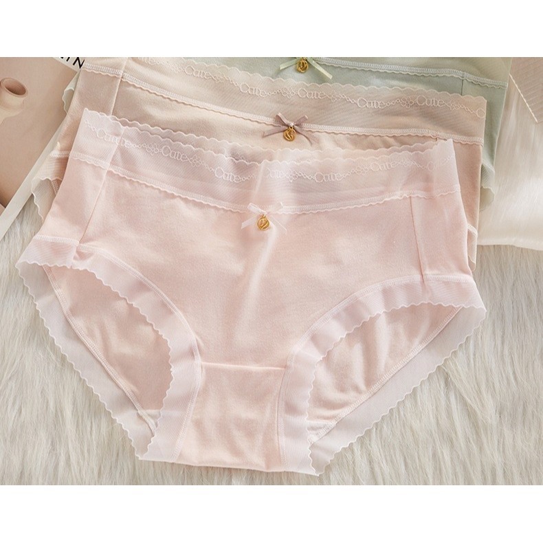 雲感柔軟蕾絲莫代爾三角褲 5件組.30-60KG女內褲-細節圖3