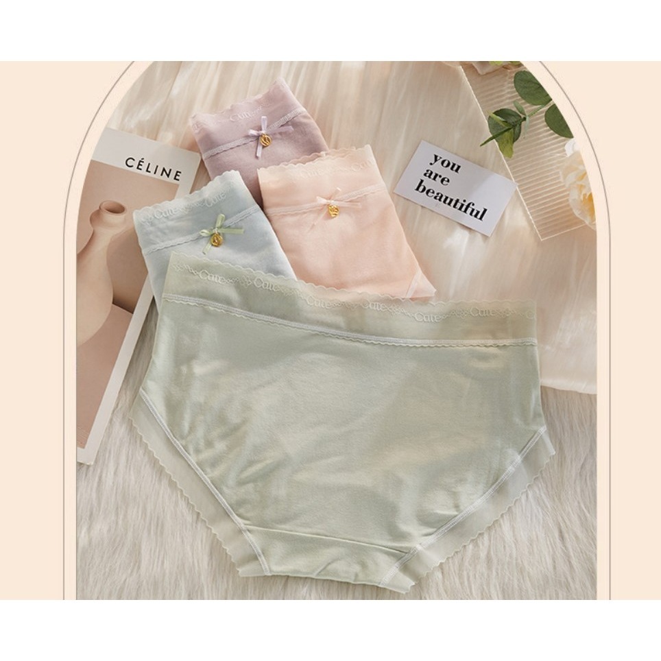 雲感柔軟蕾絲莫代爾三角褲 5件組.30-60KG女內褲-細節圖4
